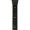 Ekena Millwork Hamilton Steel Bracket, Antiqued Silver 2"W x 10"D x 10"H BKTM02X10X10HAASV - alternate 3